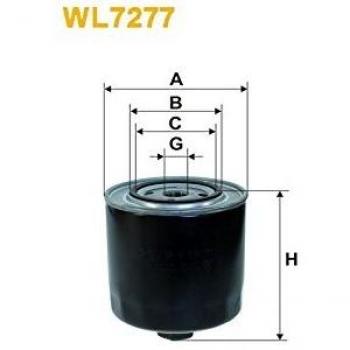 Filtro de Aceite Wix WL7277 - Spin-On para Audi A6 (4A/C4)