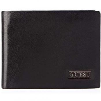 Guess new boston billfold coin wallet black