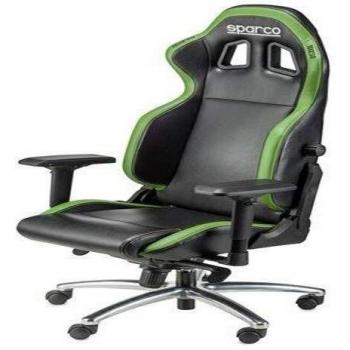 Sparco 00975NRVD Silla de Despacho, Negro/Verde