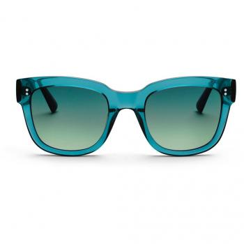 Messy Weekend LIV Turquoise Gradient Green Women's Sunglasses Blue Size 51