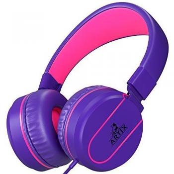 Artix Auriculares Plegables con Micrófono, Auriculares Estéreo NRGSound Compactos en la Oreja, Ideales para Niños/Adolescentes/Adultos