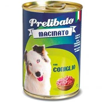Comida Húmeda para Perros Prelibato con Conejo en Lata 400 gr