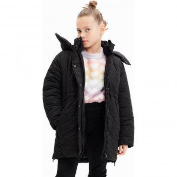 Chaqueta Desigual con corazones acolchados para niña