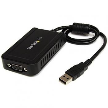 StarTech.com USB to VGA Adapter - 1920x1200 - External Video & Graphics Card Multi Monitor Display Adapter (USB2VGAE3)