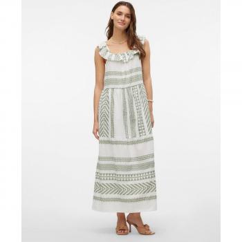 Vero Moda Vestido estampado con volantes en mangas