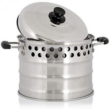 Olla de acero inoxidable para horno Rocket de 7,0 litros con tapa