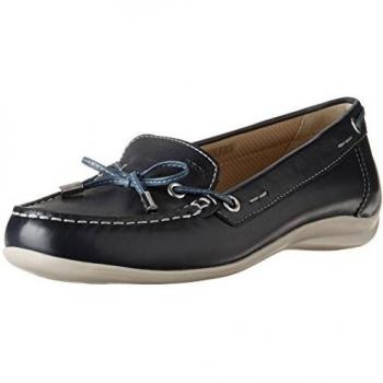 Geox D Yuki a, Mocasines para Mujer, Azul