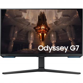Samsung Odyssey G7 S28BG700EP 28 4K UHD IPS LED Monitor, 1ms Response Time, 144Hz Refresh Rate, Smart TV Capabilities, Multimedia Functionality, G-Sync and FreeSync Compatible,