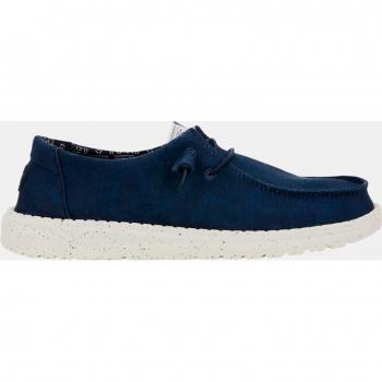 Zapatillas Hey Dude Wendy Slip On de Lona elástica para Mujer en Color Marino EU 38