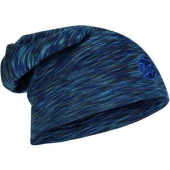 Buff Multi Stripes Gorro Lana Merino Heavyweight, Unisex Adulto, Denim, Talla única