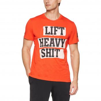 adidas Lifter Gfx Tee - Camiseta para hombre, color naranja, talla S