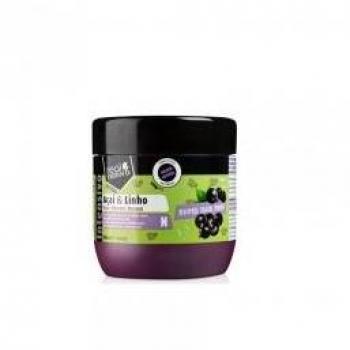 Real Natura Máscara Capilar Super Hair Food Açaí e Linho 500ml