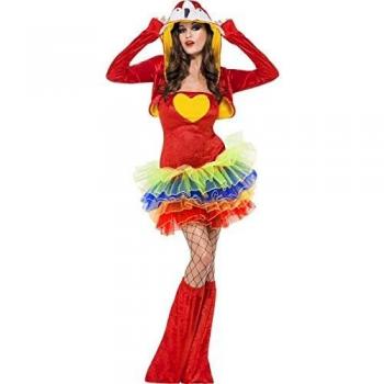 Smiffys Birds of Paradise Parrot - Fiebre Adultas - Disfraz - Grandes - 44/48