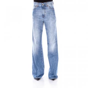 Amber Wide Leg Denim Jeans for Women by Dondup, Size W25