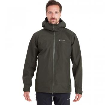 Montane Men's Phase Waterproof Jacket, Oak Green, Large
