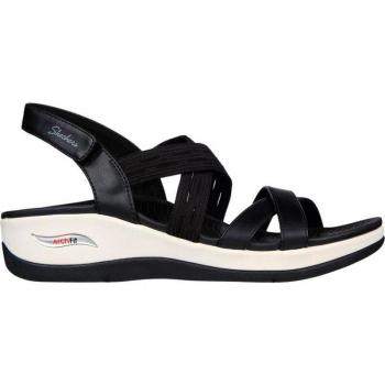 Sandalias Mujer Skechers Arch Fit Sunshine Luxe Negro