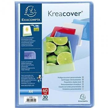 Exacompta 5739E - Carpeta de 30 fundas personalizable, de polipropileno