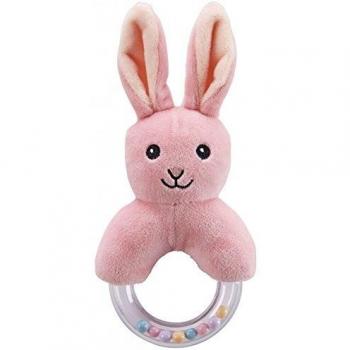 Kids Concept- Bebés y Primera infanciaSonajeros y Aros de pelucheKids ConceptRattle Edvin Rabbit, Multicolor