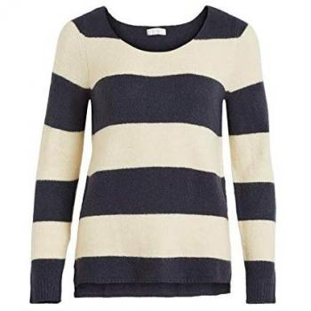 VILA ( BESTSELLER ) ) - Pullover Fem Knit PC75/POA22/EA3 Mujer Color: Sandshell Talla: L