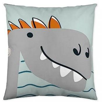 Funda de Cojín Infantil 100% Algodón Saurus 50x50 cm Fabricada en España