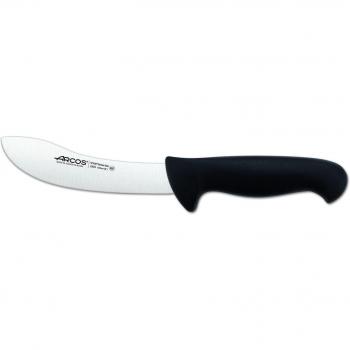 Arcos Serie 2900, Cuchillo Despellejador, Hoja de Acero Inoxidable Nitrum de 160 mm, Mango inyectado en Polipropileno Color Negro