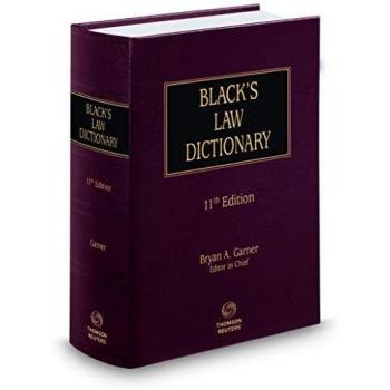 Black's Law Dictionary 11th Edition, Hardcover