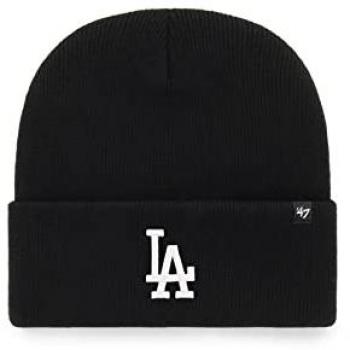 47 Brand Los Angeles Dodgers Haymaker Black Beanie Hat - One Size Unisex