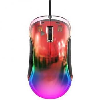 Ratón Gaming Havit MS952 Transparente Programable RGB 8000 DPI con Cable de 1,7m y 7 Botones para PC