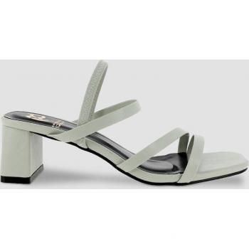 Sandalias de mujer con acabado mate en blanco