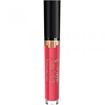 Max Factor Lipfinity Velvet Matte 24hr Lipstick 025 Red Luxury, Liquid Matte Lipstick, Shade: 025 Red Luxury, Volume: 3.5 ml