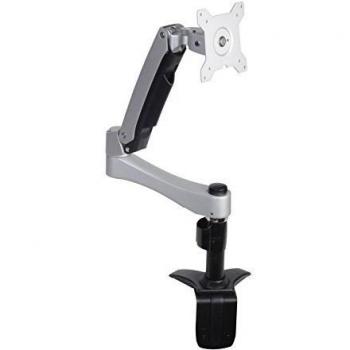 SilverStone SST-ARM11SC - Bracket para montaje de un brazo para monitor LCD LED, Ajustable, con rotación de 360º,brazo basculante arriba/abajo 90º,izquierda/derecha 90º & 180º Max VESA 100x100, plata