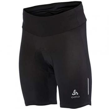 Odlo Pantalón Corto para Mujer, Mujer, Pantalones Cortos, 422321, Negro, Medium