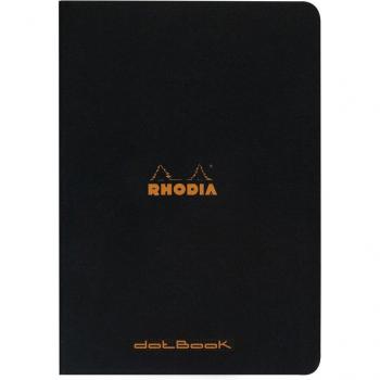 Cuaderno A4 Rhodia Classic Dot Negro - 21x29,7 cm - Papel de alta calidad