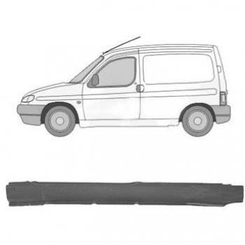 Bas de Caisse y Chapa de Acceso para Peugeot y Citroën, Marche-pied izquierdo 0903101