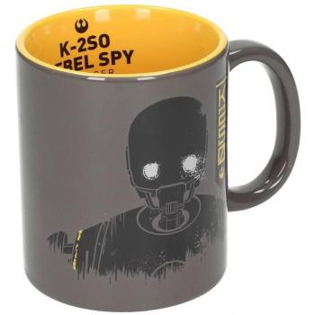 SD toys Star Wars Taza K-2S0, Cerámica, Gris, 10 cm
