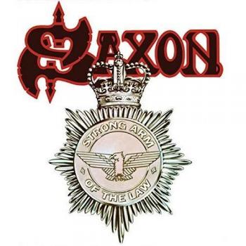 Saxon Strong Arm Of The Law White Splattered Vinyl Sealed 2018 UK vinyl LP BMGCAT160LP