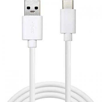 Sandberg USB 3.1 Type-C to USB 3.0 Type-A Cable, White, 2 Metres with a 5 Year Warranty