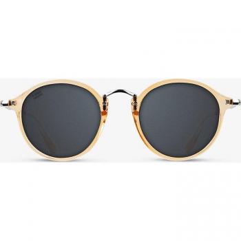 Gafas de sol unisex D.Franklin forma redonda Roller TR90 Amber / Black