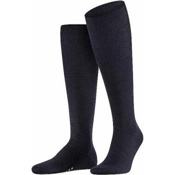 Falke Airport Men's Knee-High Socks - Merino Wool Blend, Solid Colors, Size 43/44