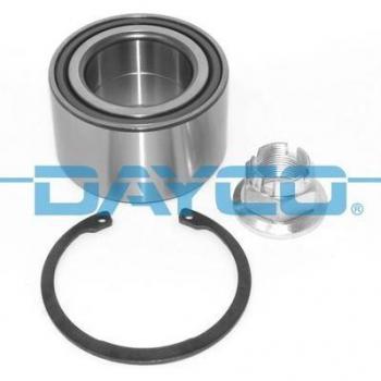 Juego de cojinete de rueda DAYCO KWD1227 con rodamientos de alta calidad, diseñado para asegurar un rendimiento óptimo y duradero, incluye todos los componentes necesarios para una instalación completa y es compatible con múltiples modelos de vehícul