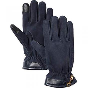 Timberland Guantes Nubuck Glove W Touch Tips para hombre Azul Size: X-Large