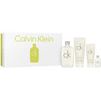 Estuche de Regalo Calvin Klein CK One EDT 200 ml + Gel 100 ml + Loción Corporal 100 ml + Mini 15 ml