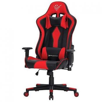 Phoenix Technologies - Silla Gaming de Escritorio, Oficina, Ajustable en Altura y giratoria, reposabrazos 2D, Soporte Lumbar y Cervical