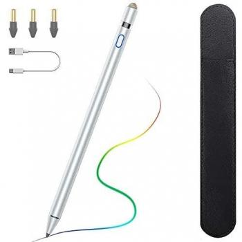 TiMOVO Lápiz Stylus Pen para iPad con Rechazo de Palma Escritura Precisa con 3 Puntas Fina y Sensible para