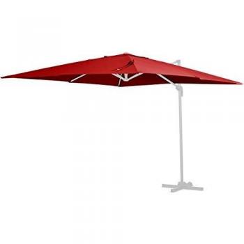 habitatetjardin Tela de Recambio para el Parasol Sun 3-3 x 3 m - Rojo