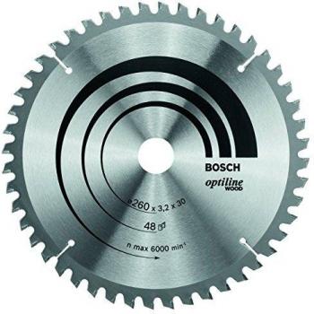 Bosch Professional 2608641202 Optiline Wood Circular Saw Blade, Silver