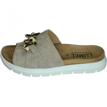 Zapatos para plantillas Lumel modelo ABBY 07 AVO en color beig para mujer