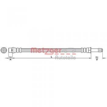 Metzger 4110367 Tubo flexible de frenos