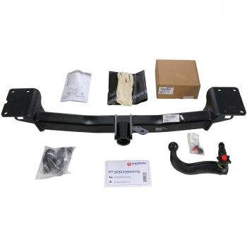Enganche de remolque desmontable Westfalia 303273900113 para BMW X5 (E70) con kit eléctrico de 13 polos