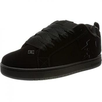 DC Court Graffik Black Skate Sneakers